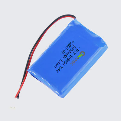 7.4V 1000mAh lithium battery pack for electronic toys